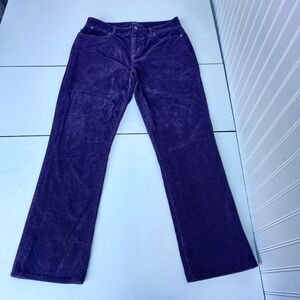 Talbots Heritage Purple Corduroy Pants